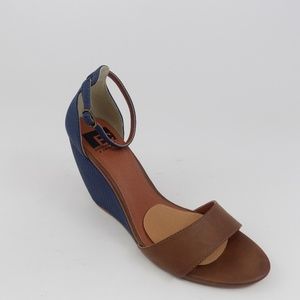 BC Women's Open Toed Ankle Strap Wedge Sandals